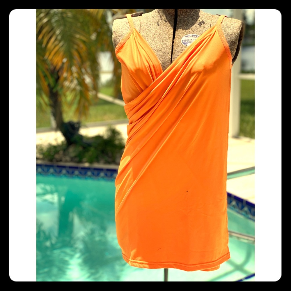 Orange Swimsuit Coverup